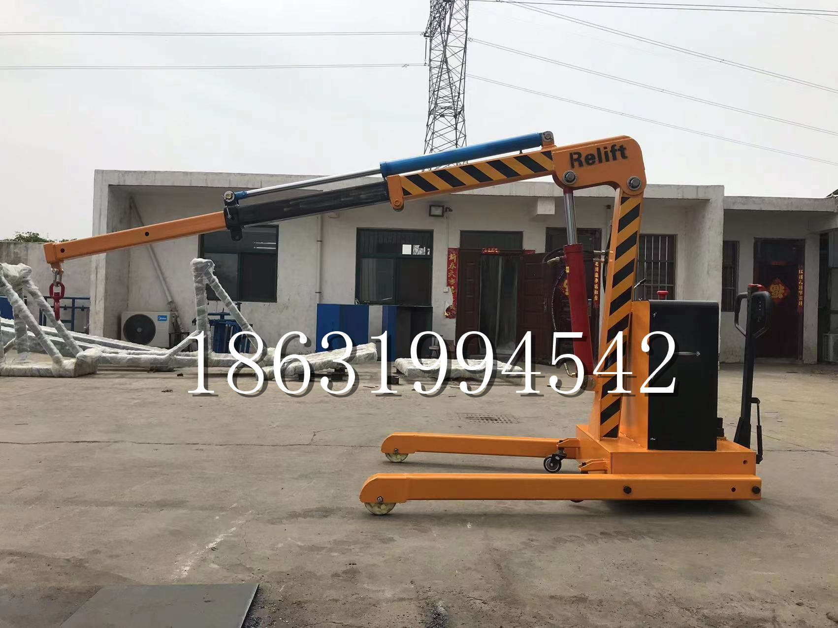 阿拉善盟久征定做3吨三轮随车吊 农用园林绿化移树吊 平板工程用小吊机