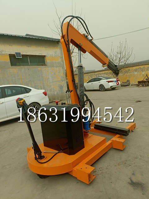 阿拉善盟自卸车厢随车吊 自制轮式四不像起重机 四驱平板吊 5吨 贵盛